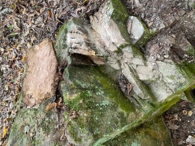 Close up of the Chandler rock