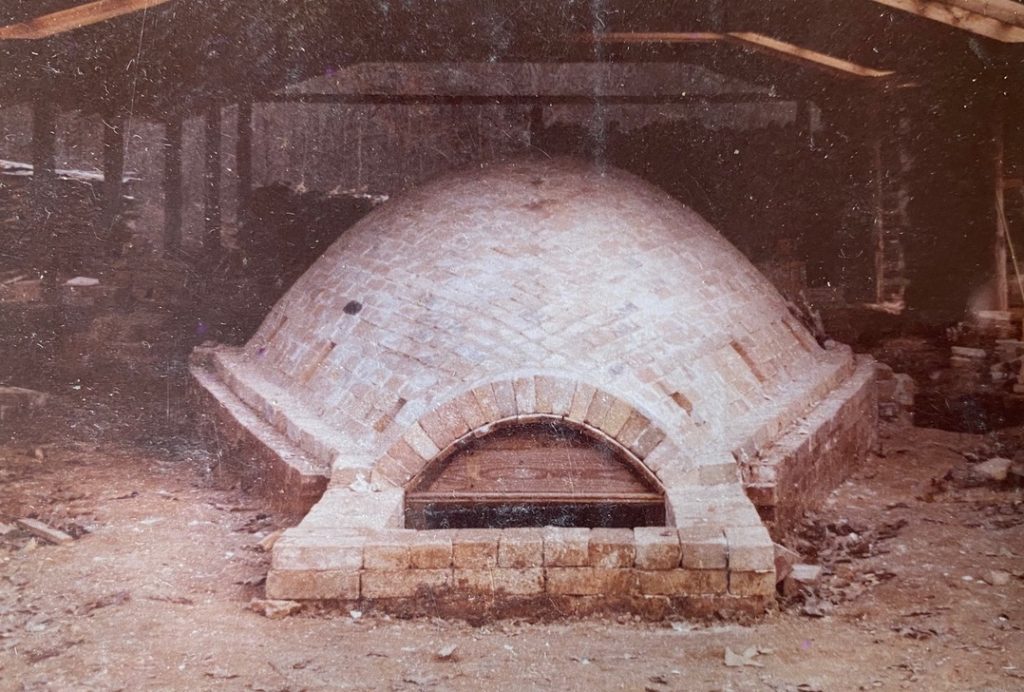 Hewitt kiln build - kiln end